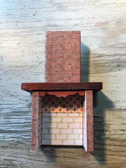 1/48th kit French fire place surround, quarter scale