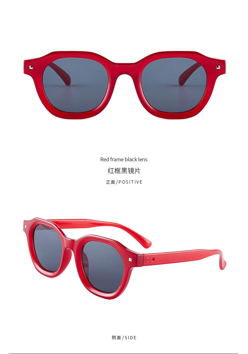 Thumbnail: Fashion Green Frame Yellow Lens Square Sunglasses Women 2024 Brand Design Vintag