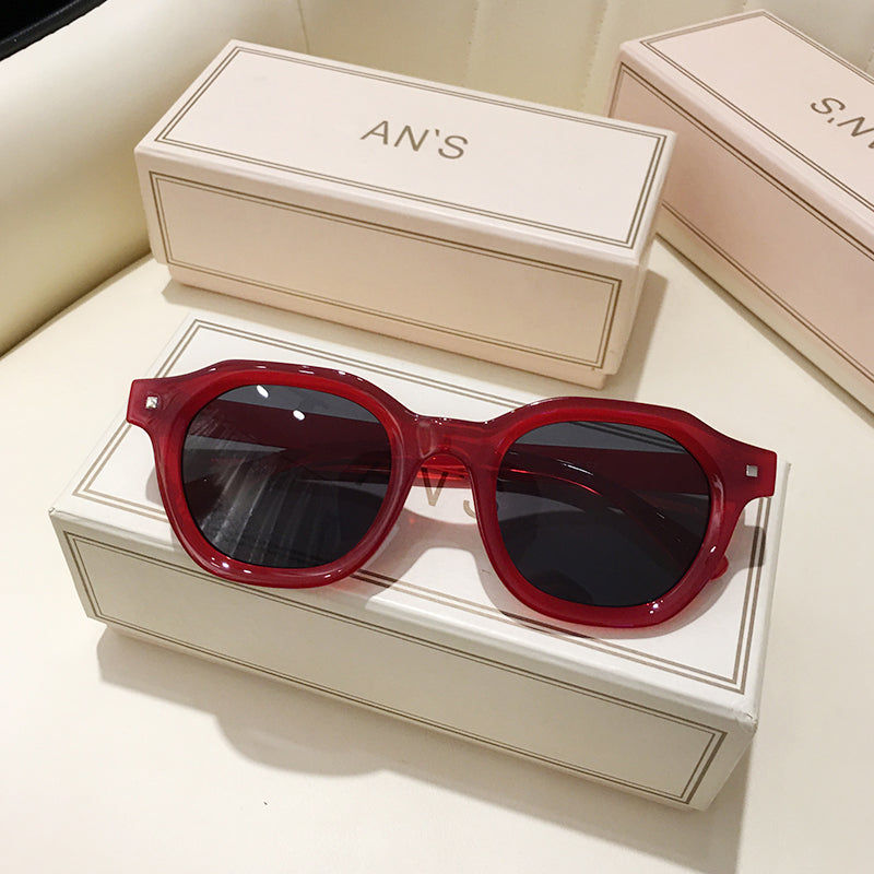 Thumbnail: Fashion Green Frame Yellow Lens Square Sunglasses Women 2024 Brand Design Vintag