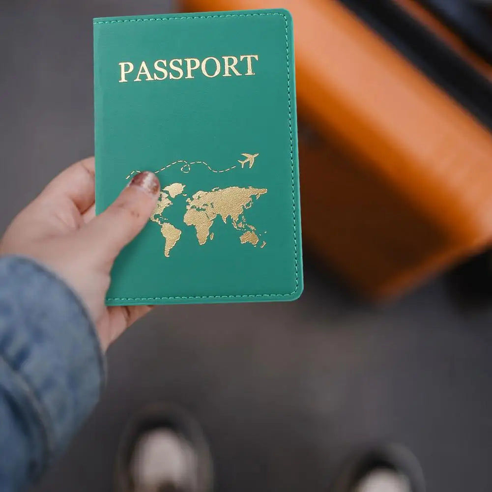 Leather Passport Cover Travel Passport Holder Wallet Passports Case Travel Acces