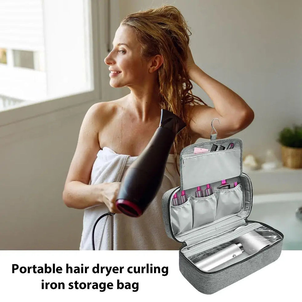 Thumbnail: Travel Carrying Case For Hair Dryer Shark Flexstyle Dysons Airwraps Brush Double
