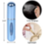 Thumbnail: 10pcs 5ml Perfume Refill Bottle Portable Mini Refillable Spray Jar Scent Pump Em