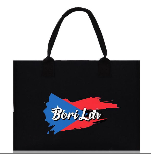 Bori-Luv Tote Bag-Black