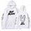 Thumbnail: Rapper Bad Bunny Hoodies Rabbit Print Men Woman Streetwear Hip Hop Hoodie Hooded