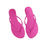 Thumbnail: Summer Women Fashion Sandals Flip Flops White Flat Sole Solid Color Toe Casual C