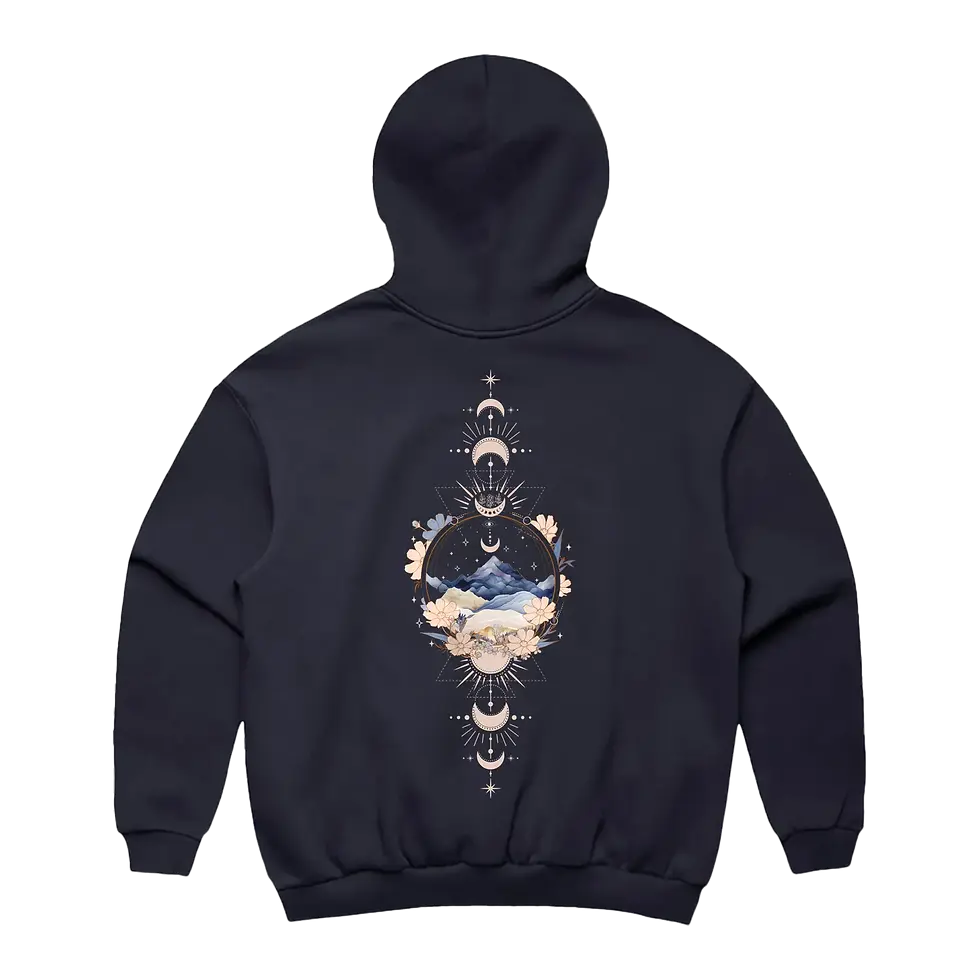 Thumbnail: Velaris Floral Pink | Women's Box Hoodie 