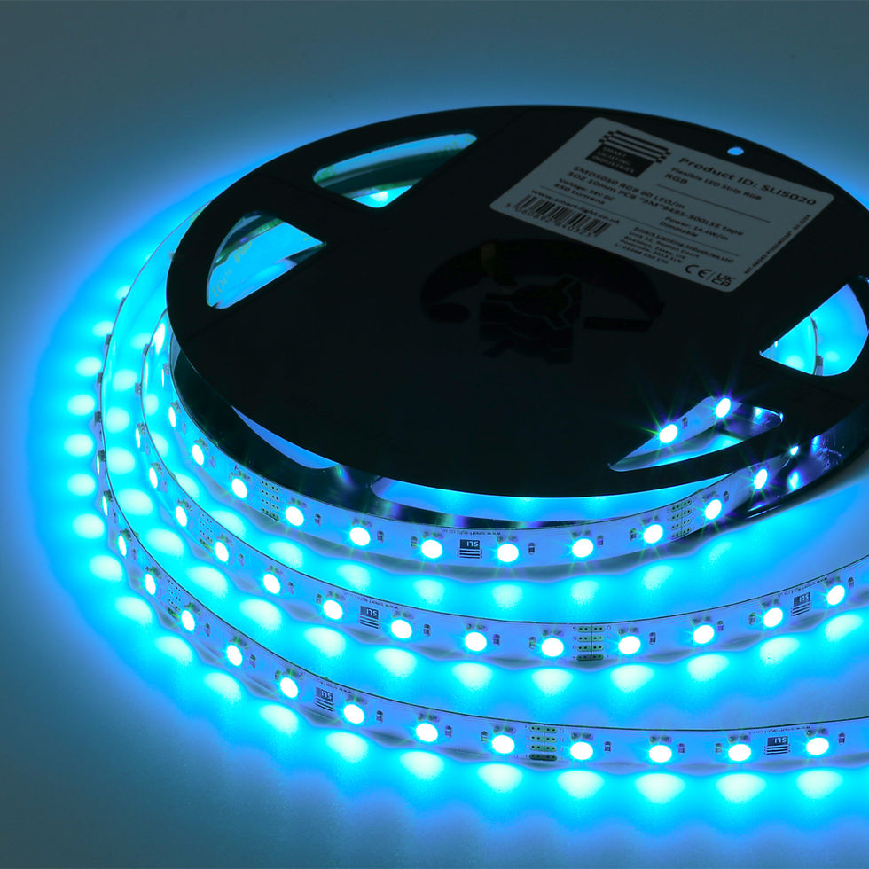 Thumbnail: blue RGB strip light LED 5M REEL 