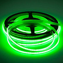 green cob led strip 5m reel 15w/m