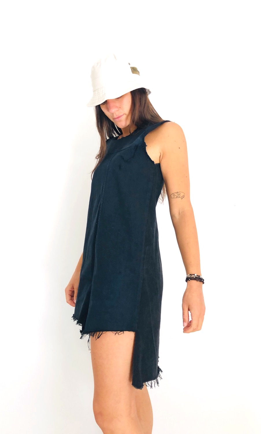 Miniatura: abito-vestito-denim-jeans-vintage
