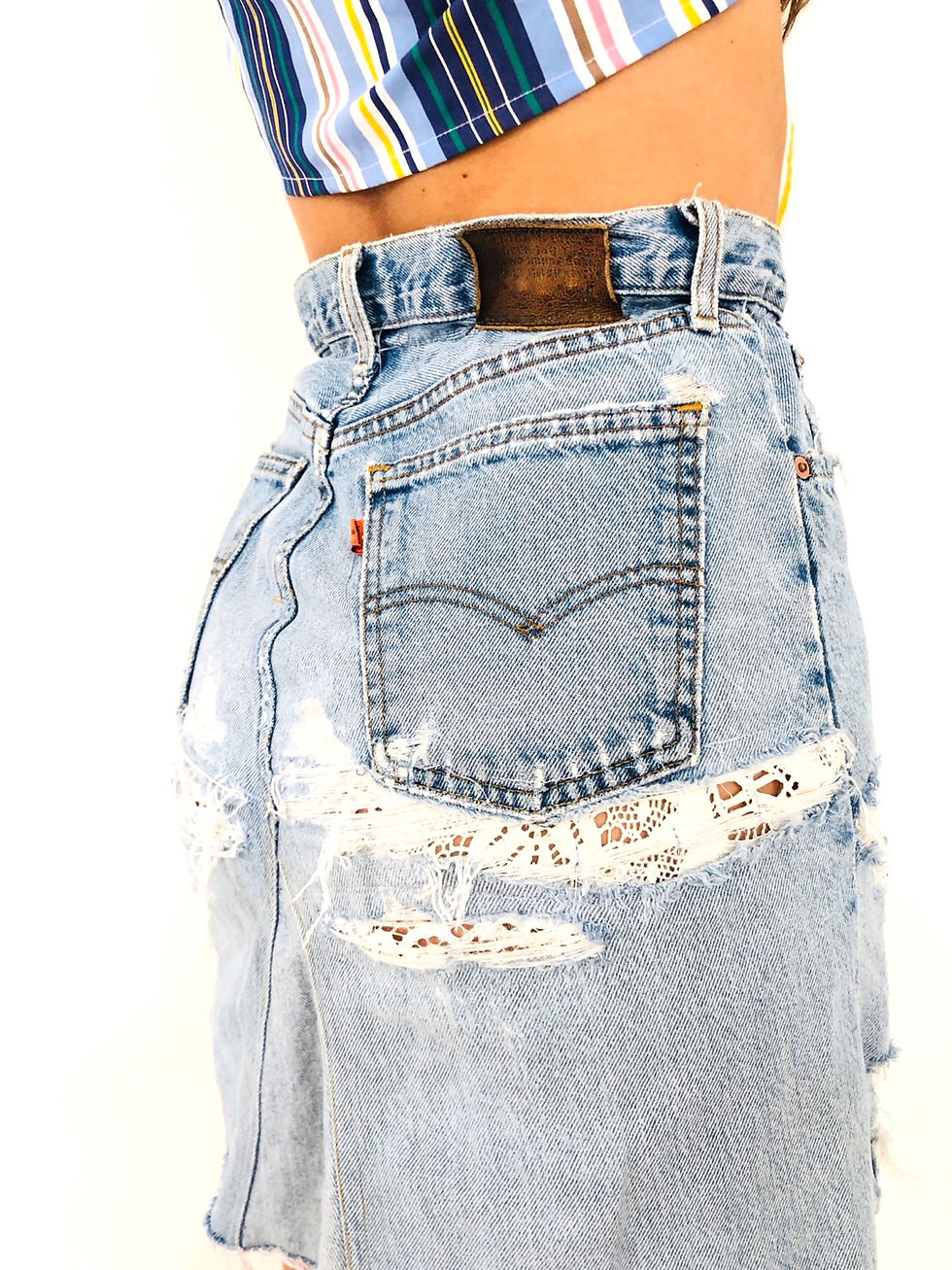 gonna-jeans-denim-caramella-vintage