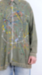 camicia-militare-dipinta-mano-vintage