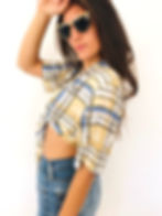 camicia-crop-vintage-a-righe