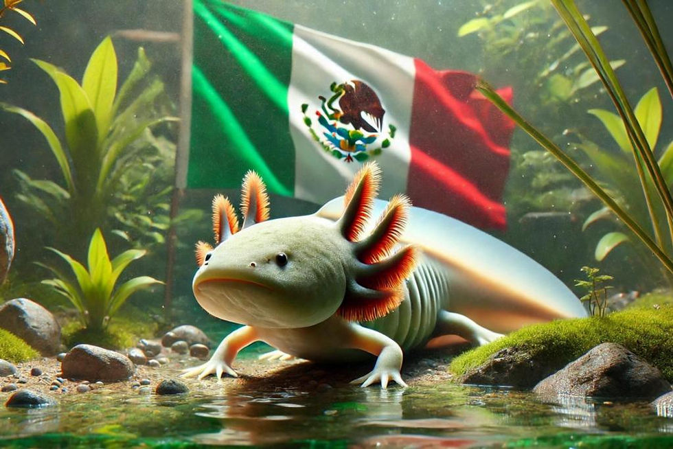 Ajolote: Our name, from a special amphibian of Mexican origin.