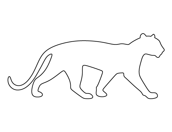 outline of panther.gif