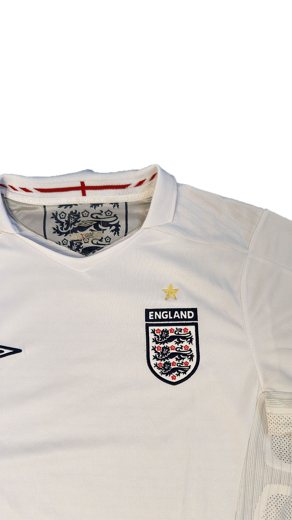 Miniatura: Camisa Inglaterra 2005/06 - Branca s/ Nº