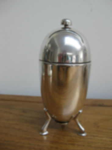 Zeldzaam verzilverde suikerstrooier, Art Deco