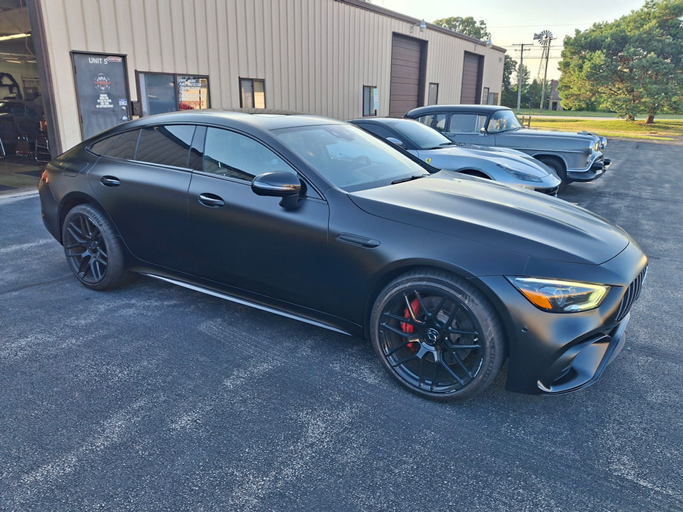 black matte color ppf