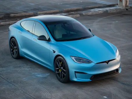 Tesla Model Y with Paint Protection Film installed for Illinois winter protection