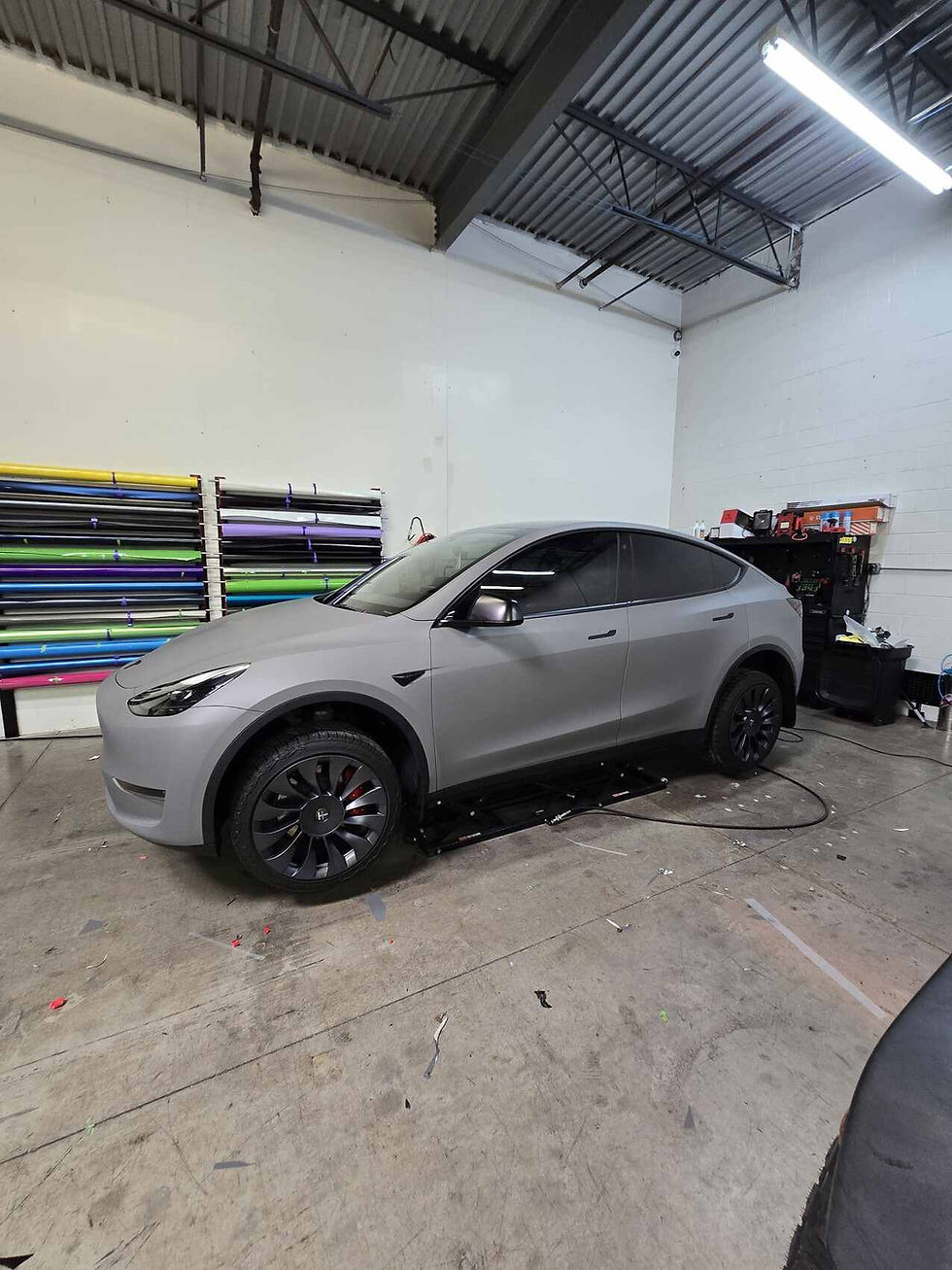 Tesla Model Y Paint Protection Film Lombard IL Clear Bra Bumper
