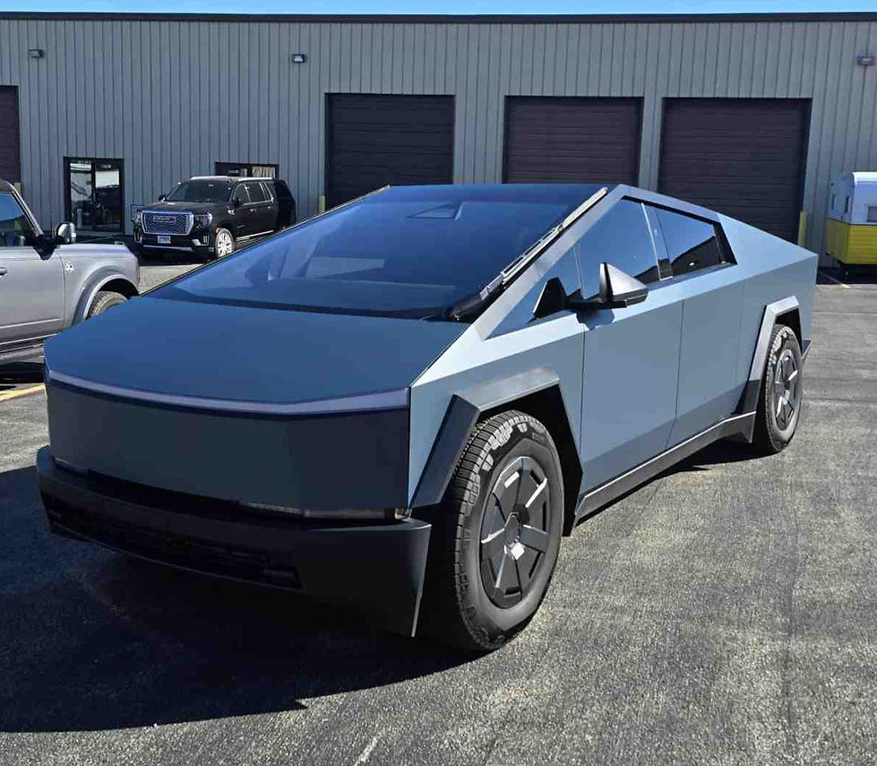 Satin Black Tesla Model Y Full Custom Wr