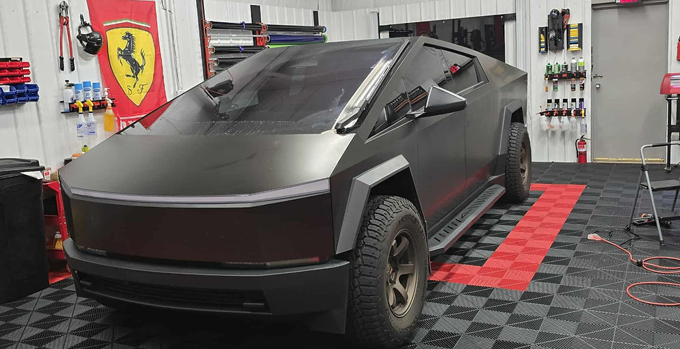 cybertruck wrapped