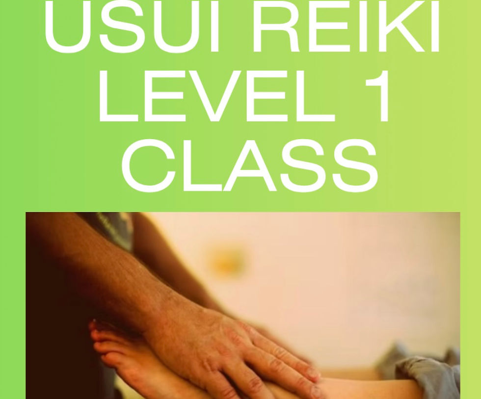 Usui Reiki 1 Class (in person AND zoom) Aug 1, 2026