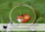 Thumbnail: How to paint a Sleeping Fox with thread - Digital Hand Embroidery Pattern