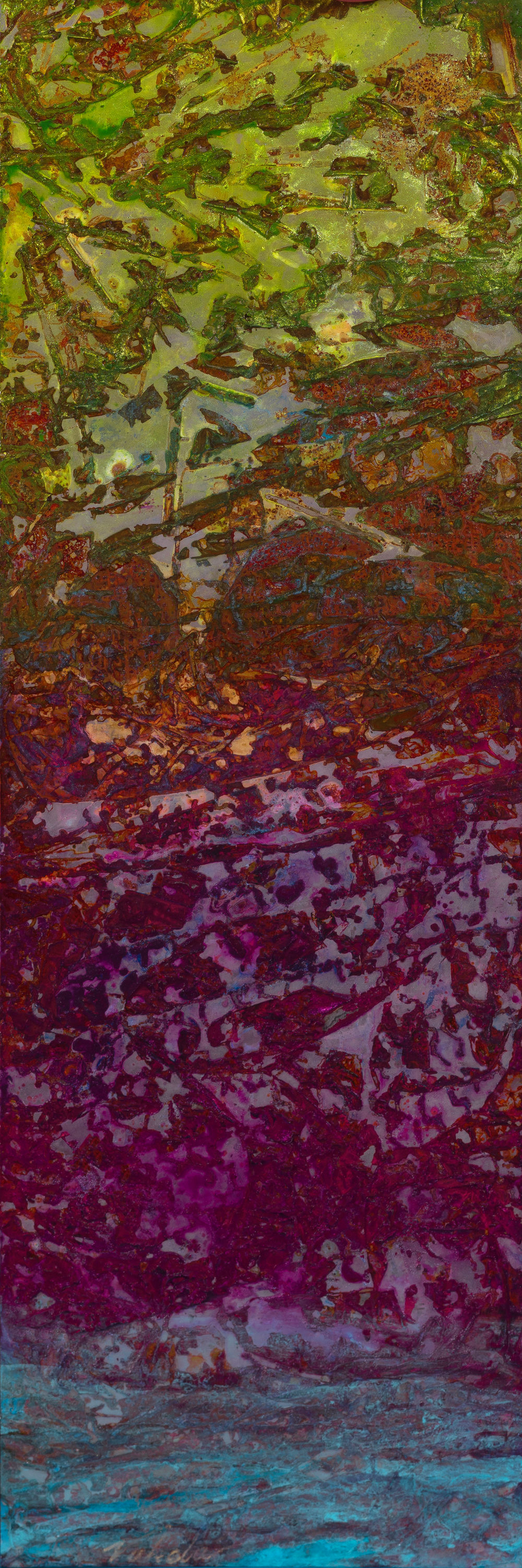 Purple Frame of Mind 1, Art By Vukela, Abstract Artist, Charlotte