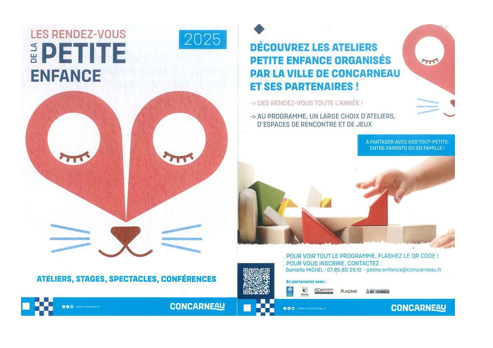 Les Rendez-Vous de la Petite enfance - Janvier et Février 2026