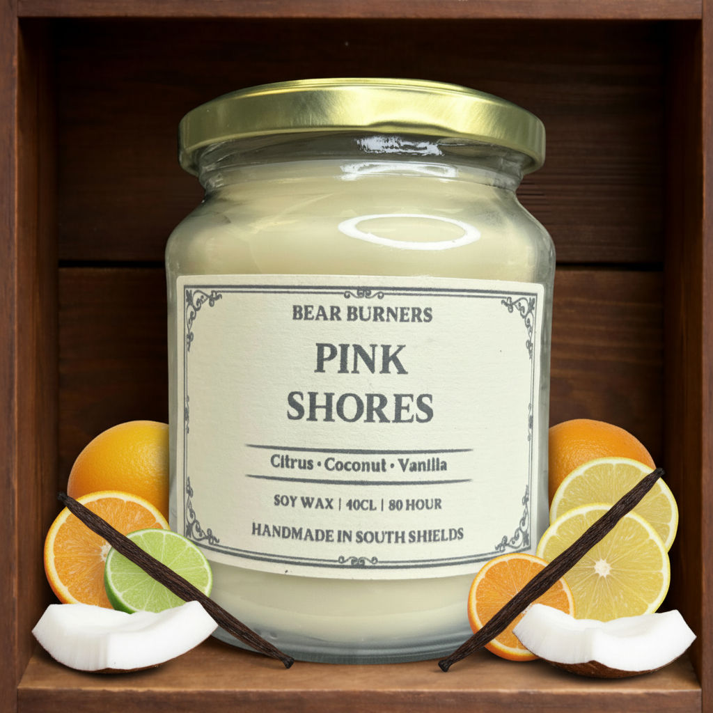 Pink Shores Vintage Jar