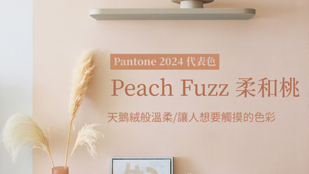 2024代表色-居家空間相遇溫柔桃色