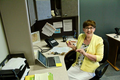 Jill Matis in her office at DBS