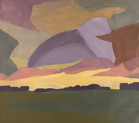 Semi-geometric abstraction evoking the vastness of Samtskhe-Javakheti
