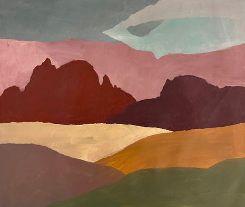 Earthy tones landscape