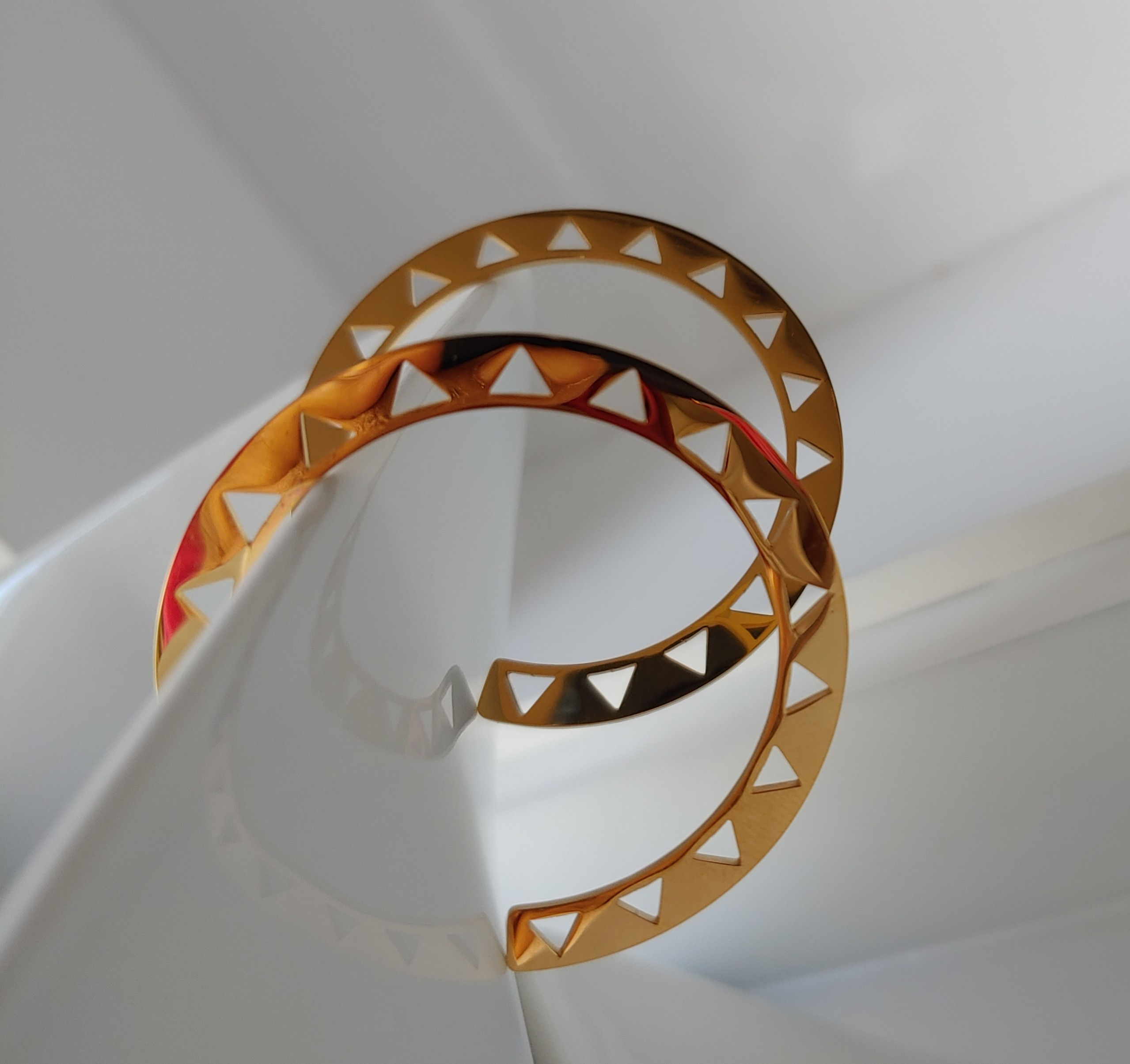 Golden Eternity Hoops