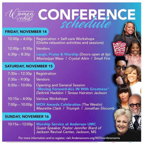 Virtue in Full Bloom event picture - full conference schedule