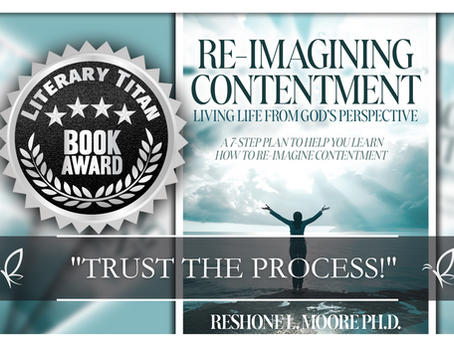Four-star Literary Titan Book award for my book, Re-Imagining Contentment