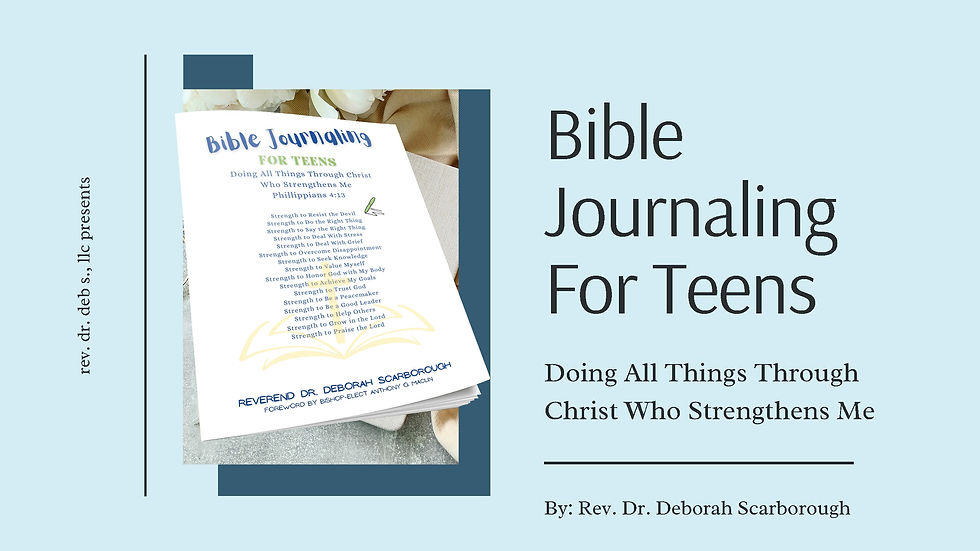 Thumbnail: Bible Journaling for Teens: Doing All Things Through Christ Who Strengthens Me