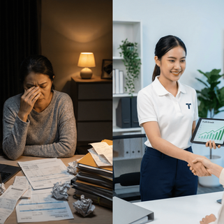 จ้างทำบัญชีรายเดือน vs ทำเอง แบบไหนดีกว่า?