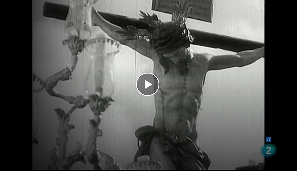 religious image of Christ nailed to the cross