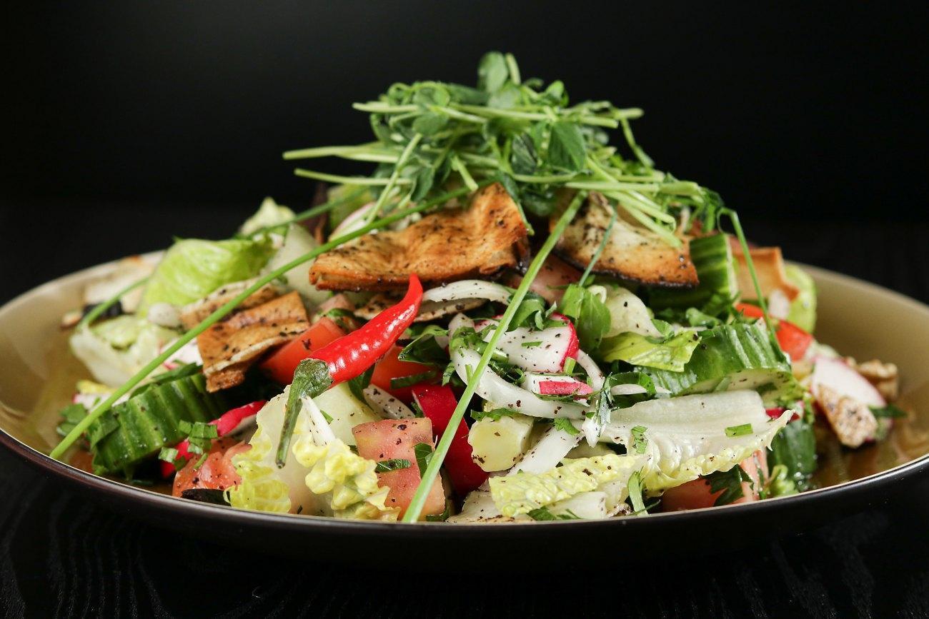 Arranged Food and Objects