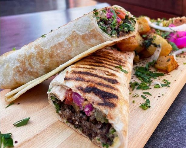 Arranged Food and Objects