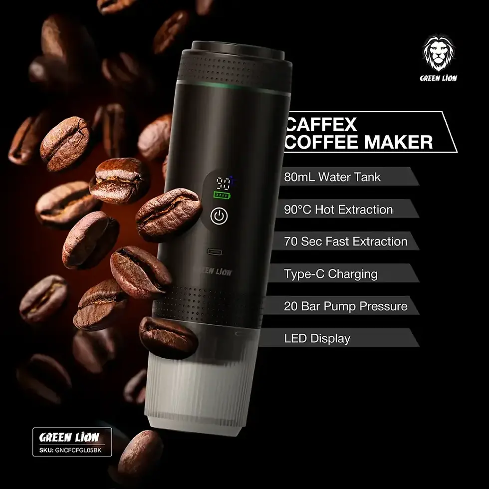 Thumbnail: Green Lion Cafex Portable Coffee Maker – 72W