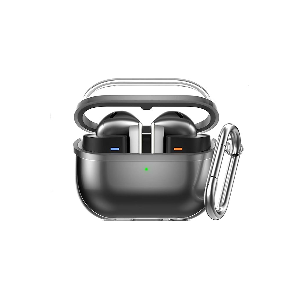 EVCASOY Clear Protective Case for Galaxy Buds 3 Pro / Buds 3 (2024)