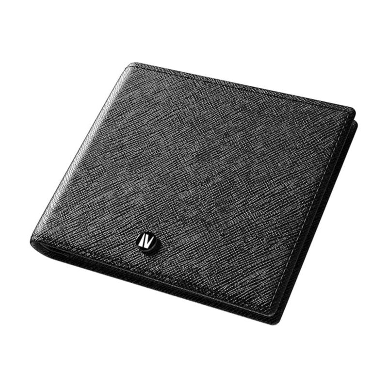 Levelo Billfold Genuine Saffiano Leather Wallet