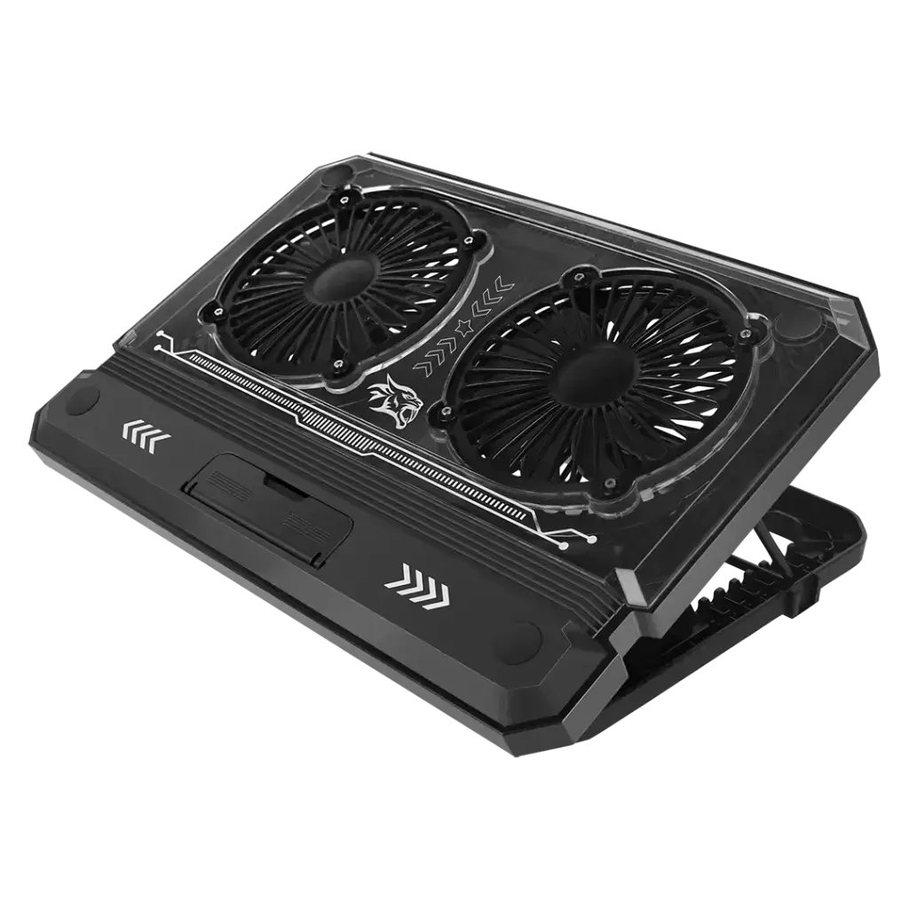 Porodo Gaming Crystal Shell Laptop Cooling Pad