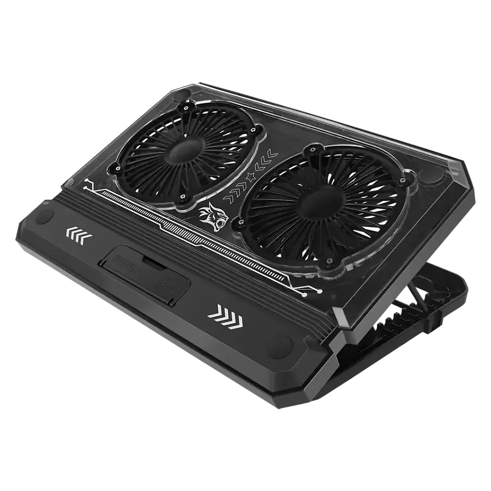 Porodo Gaming Crystal Shell Laptop Cooling Pad