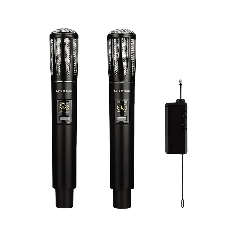 Green Lion Wireless Dual Mic Cordless Microphone