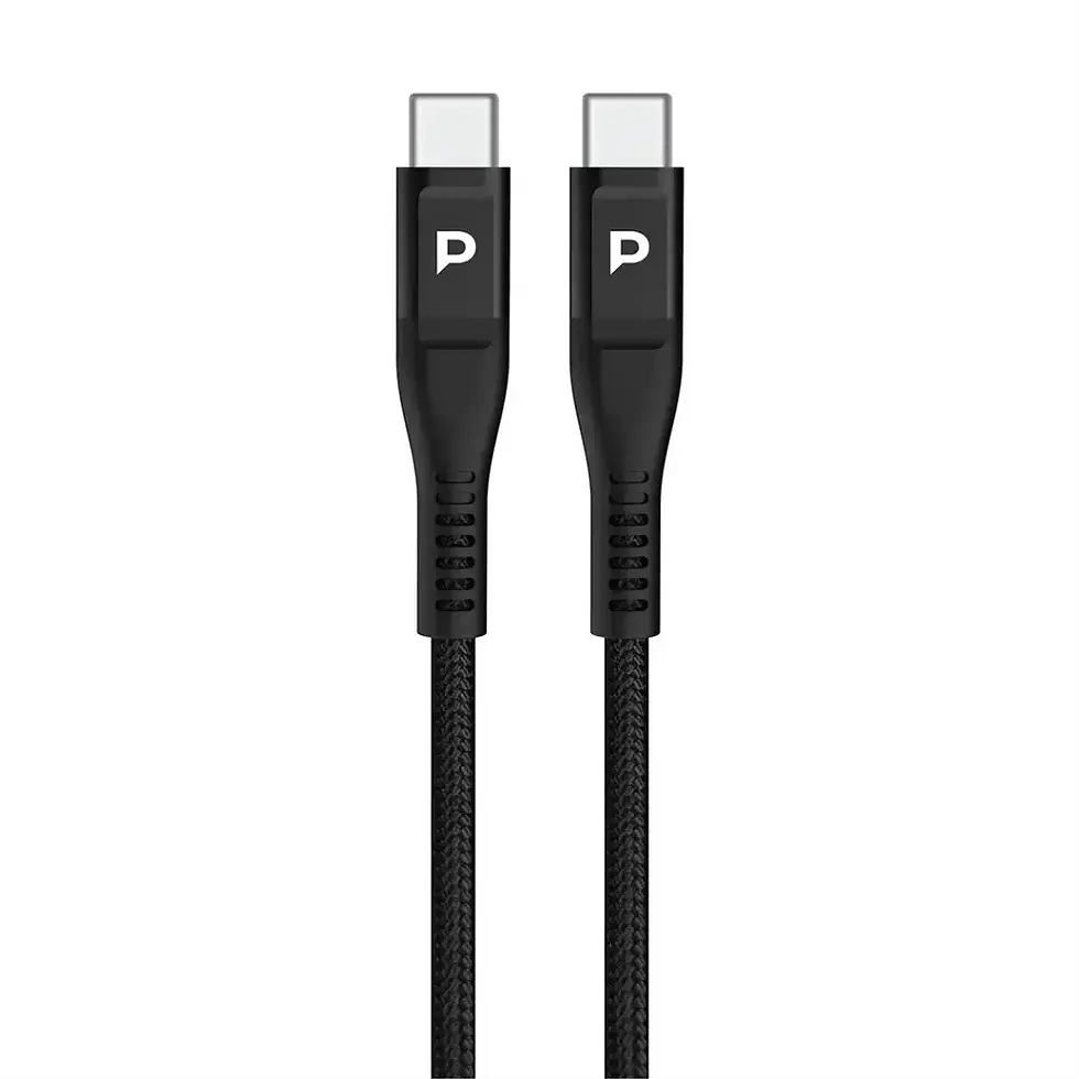 Thumbnail: Powerology Volt-X 25W Mini GaN Wall Charger with Type-C to Type-C Cable
