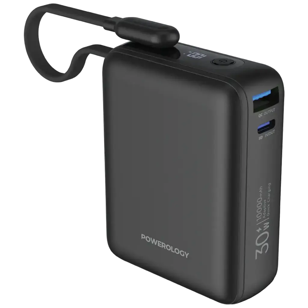 Powerology Montreal 10000mAh Power Bank with PD30W & QC18W